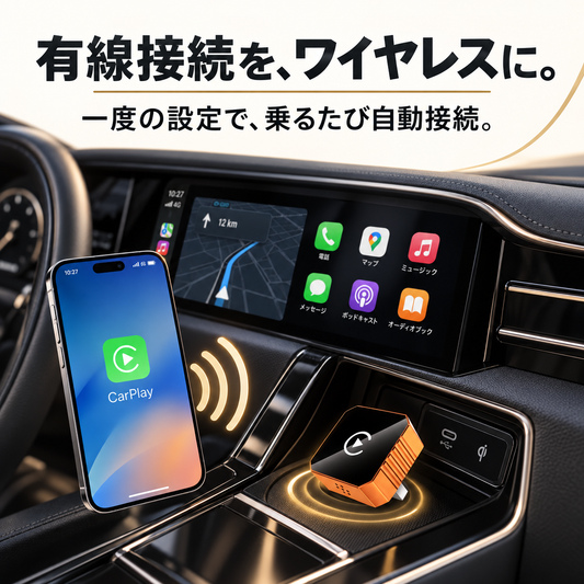 無線CarPlay/AndoroidAutoアダプター